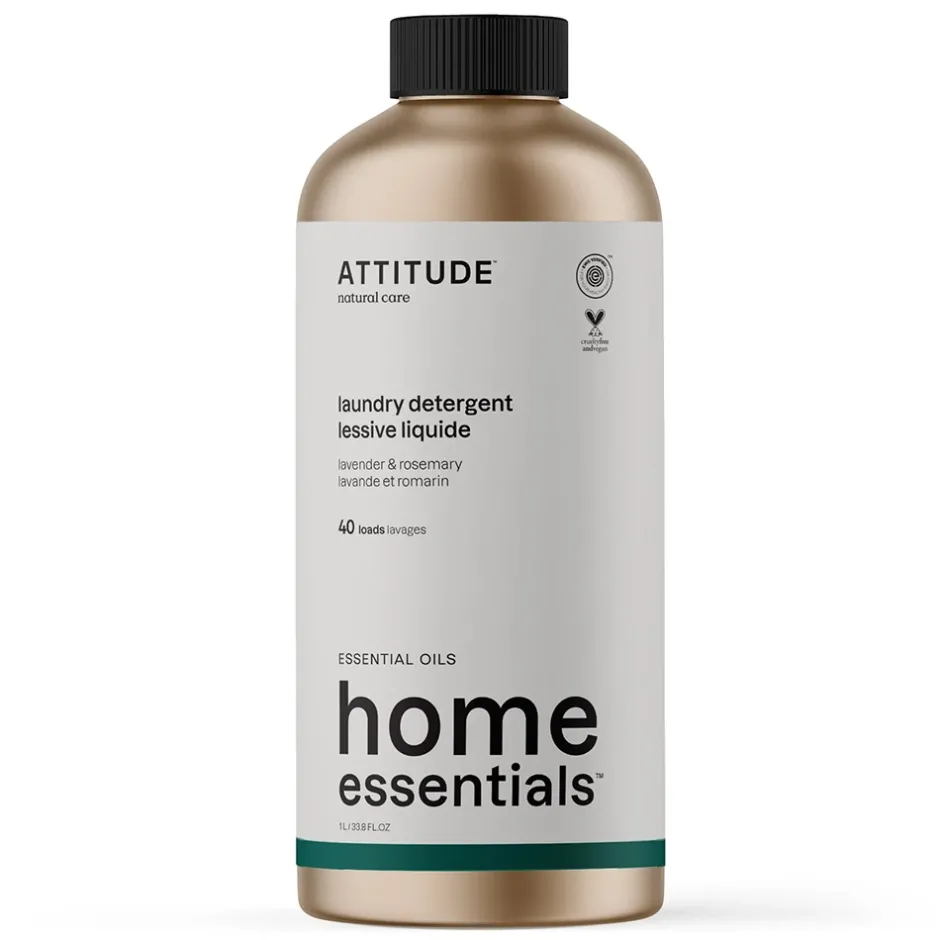 ATTITUDE Wasmachine | Wasmachine En Vaatwasser*Wasmiddel - Lavendel & Rozemarijn - 1000ml