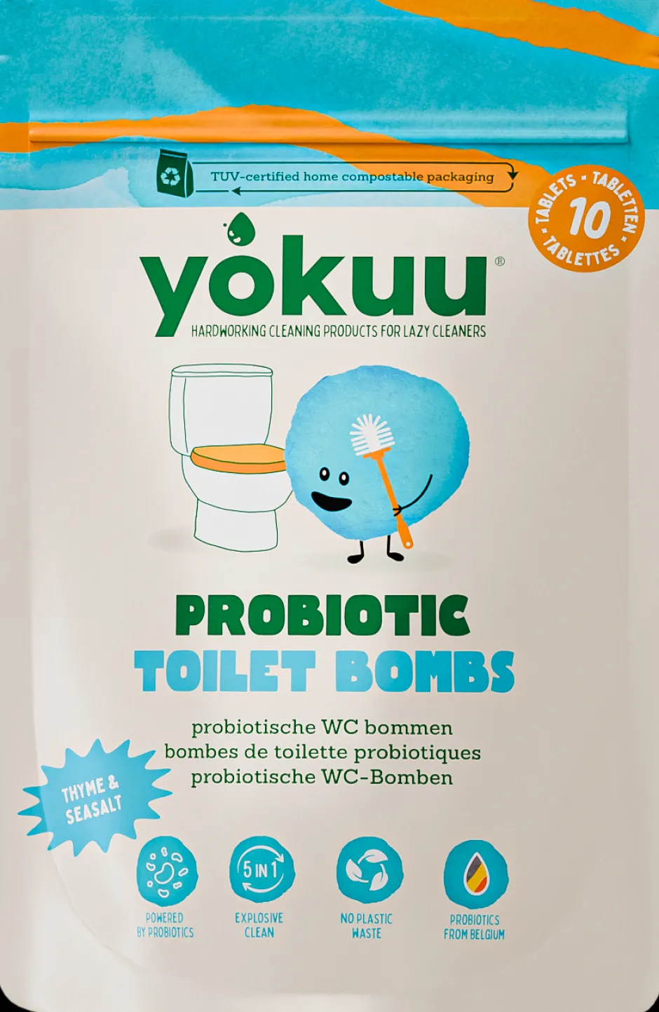 YOKUU Schoonmaakproducten*WC Tablet Thyme & Sea Salt