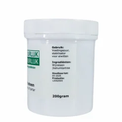 NatuurlijkNatuurlijk Paleo Aip | Rijsmiddelen*Wijnsteen Cream of Tartar - 200g