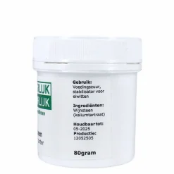 NatuurlijkNatuurlijk Paleo Aip | Rijsmiddelen*Wijnsteen Cream of Tartar - 80g