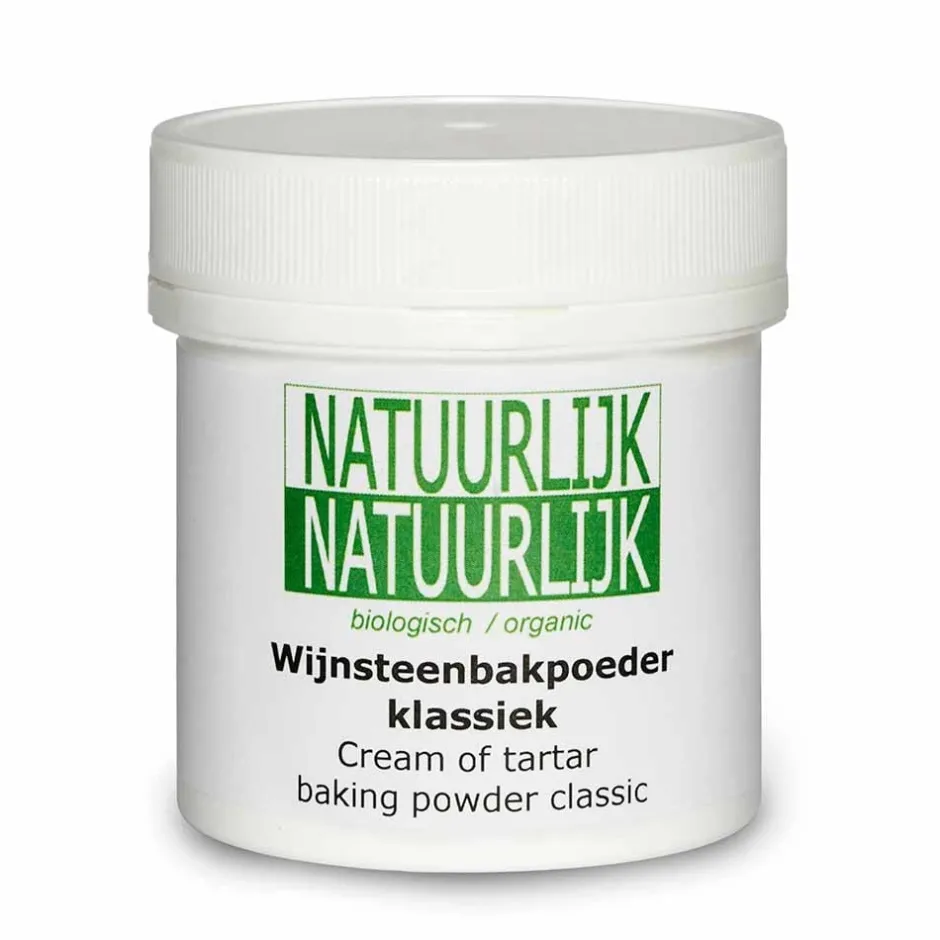 NatuurlijkNatuurlijk Rijsmiddelen*Wijnsteenbakpoeder Klassiek - 80g - BIO