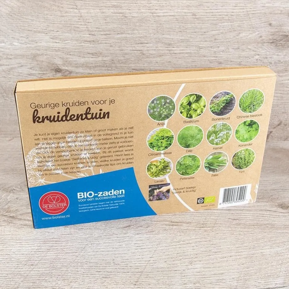 De Bolster Zadenpakket*Zadenpakket 'De kruidentuin' - BIO