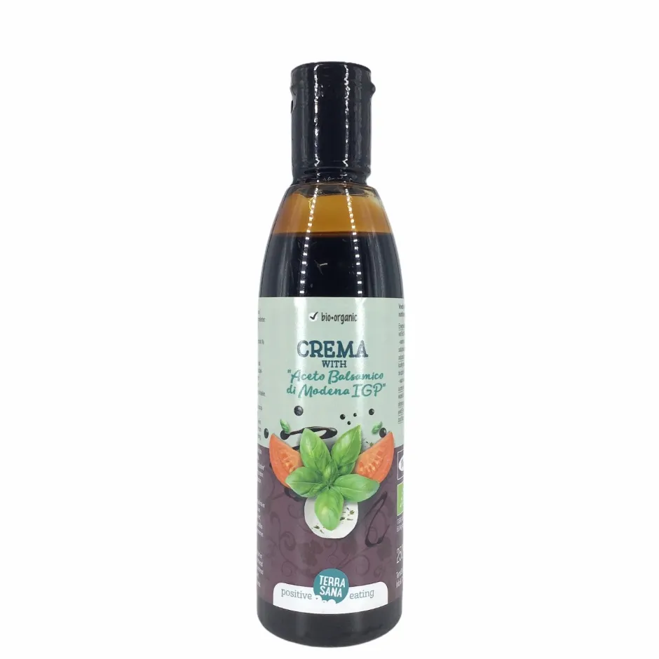 Terrasana Azijn*Zoetzure Creme met Balsamico azijn - 250 - ml - BIO