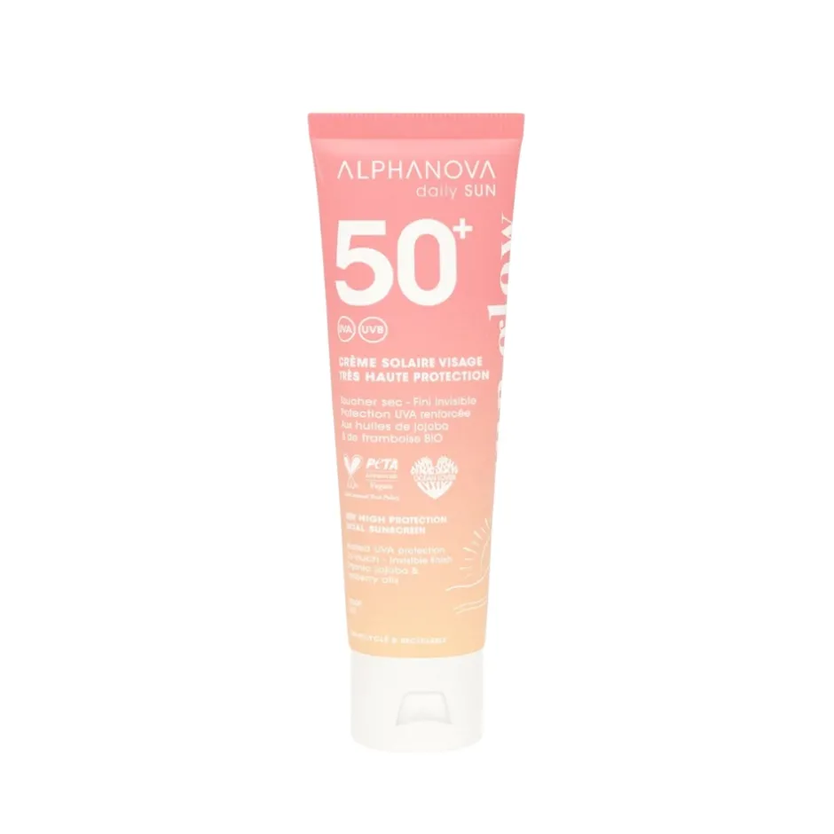 Alphanova Zonnebrand*Zonnebrandmelk Gezicht SPF50+ - 50ml