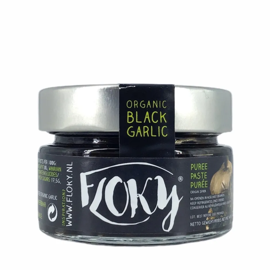 Floky Weerstand | Zwarte Knoflook*Zwarte Knoflook Gepelde Teentjes - 40g - BIO