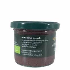 Epikouros Pesto & Tapenade | Paleo Aip*Zwarte olijven tapenade 100g - BIO